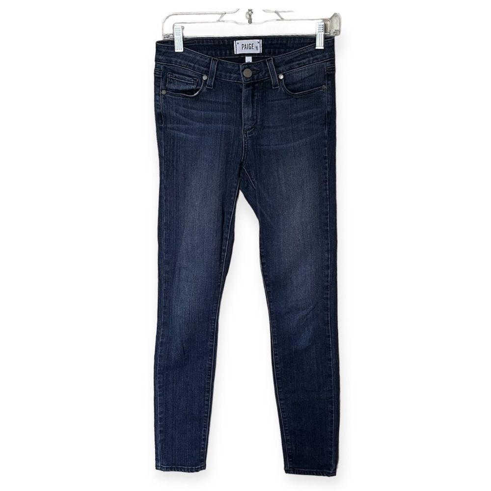 Paige Verdugo Ultra Skinny Mid Rise Jeans in Blue Size 27